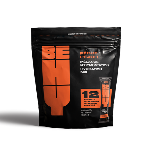Hydration mix – 12 individual packets – Peach
